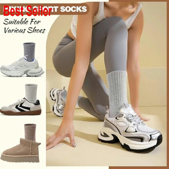 Merino Wool Thermal Socks Cozy Warm Winter Hiking Boot Crew Comfy - Picture 7 of 8